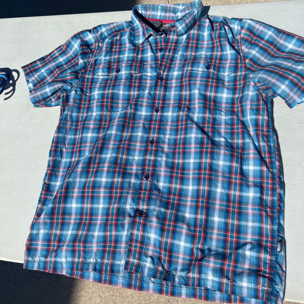 North Face button down